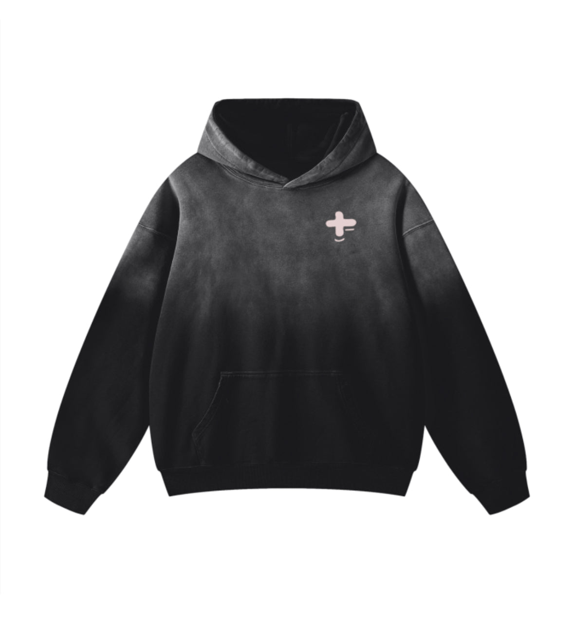 Heavyweight Pure Cotton Handcrafted Monkey Wash Drop Shoulder Oversized Hoodie