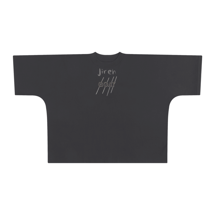 GOAT Oversize One-piece Pattern Cut Boxy Tee